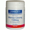GINSENG SIBERIANO 1.500 mg. 60 Comprimidos (LAMBERTS)
